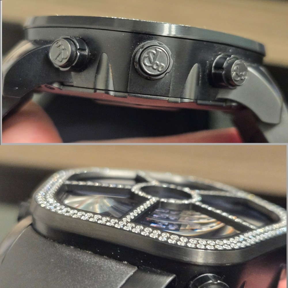 JACOB & CO 5 Time Zone Ghost 1.96ct VS White Diamond Watch JC-GST-WHD GMT MINT