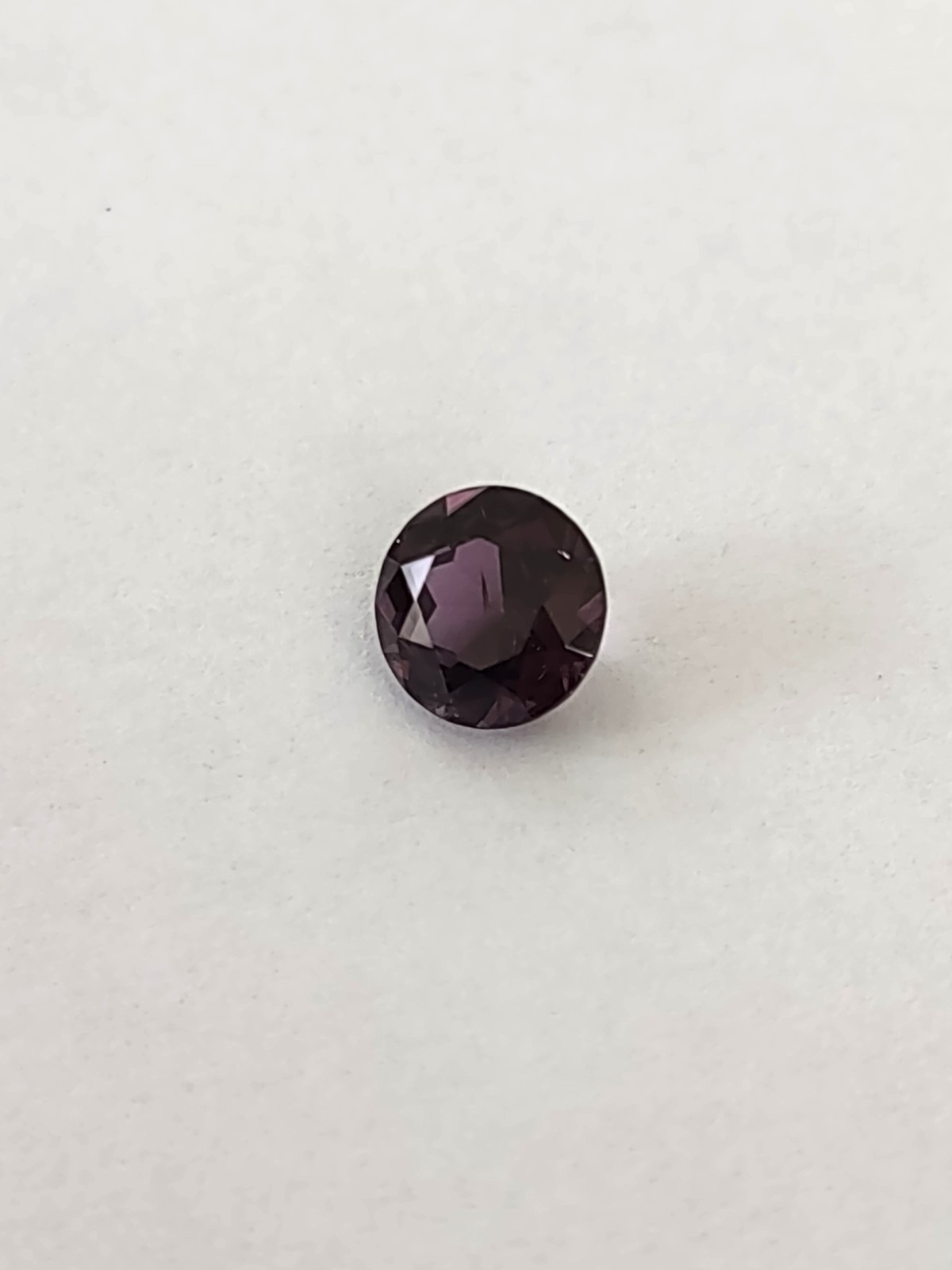 1.45ct Natural Deep Purple Round SPINEL – 6.9mm