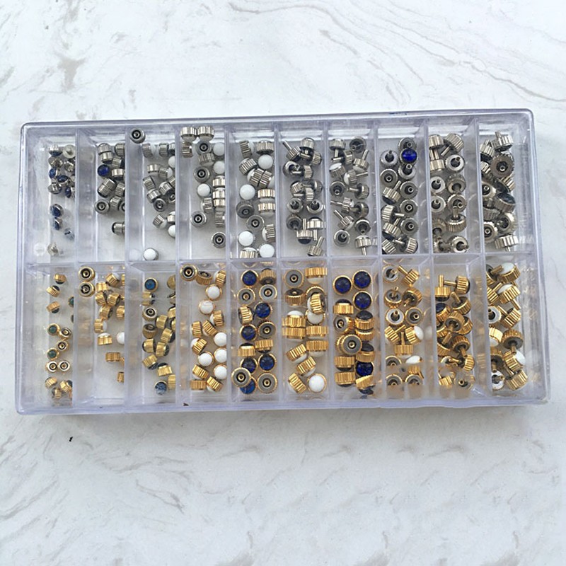 Copper Mixed 3-5mm Quartz & Mechanical Watch Crown Tube Repairing Tool