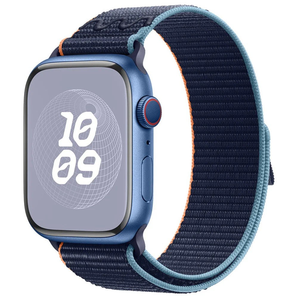 Straps for Apple Watch Band 45mm 46mm 42mm 49mm 44mm for Nike Nylon Sport Loop B