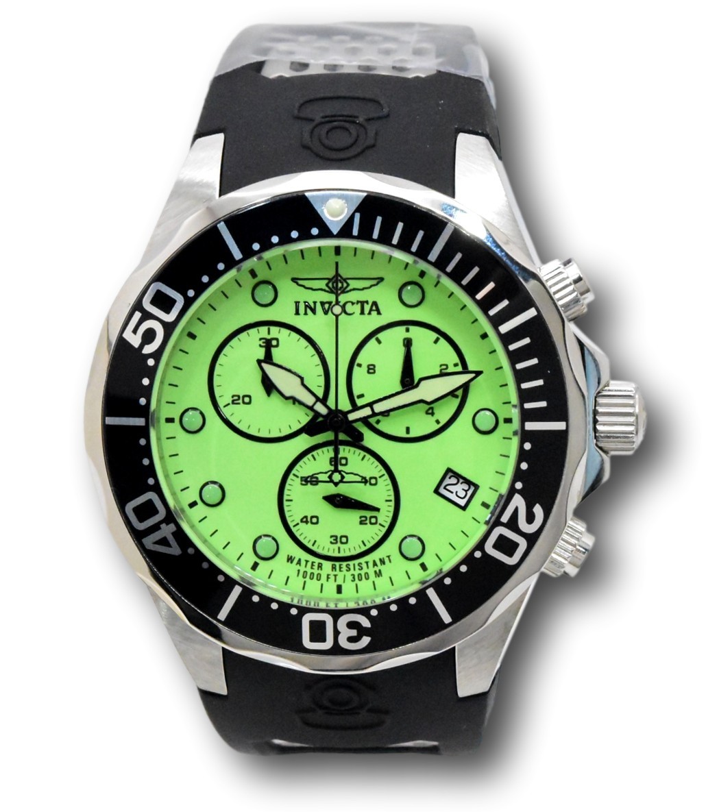 Invicta Pro Diver Super LUME Dial Men’s 47mm Swiss ETA G10 Chrono Watch 11483