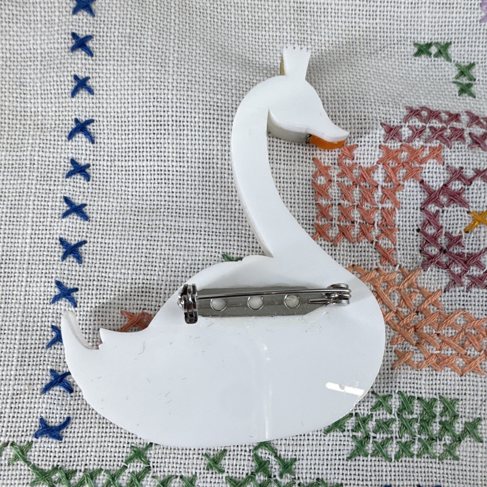 Deer arrow Swan princess Resin Broach (similar To Erstwilder)