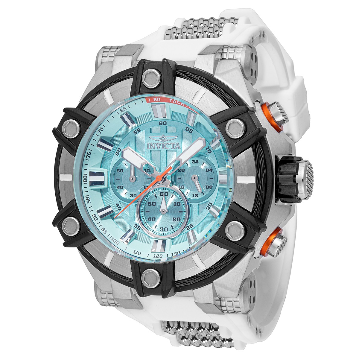 Invicta Bolt Surge Arctic Edge Men’s 52mm Teal Blue Dial Chrono Watch 49805