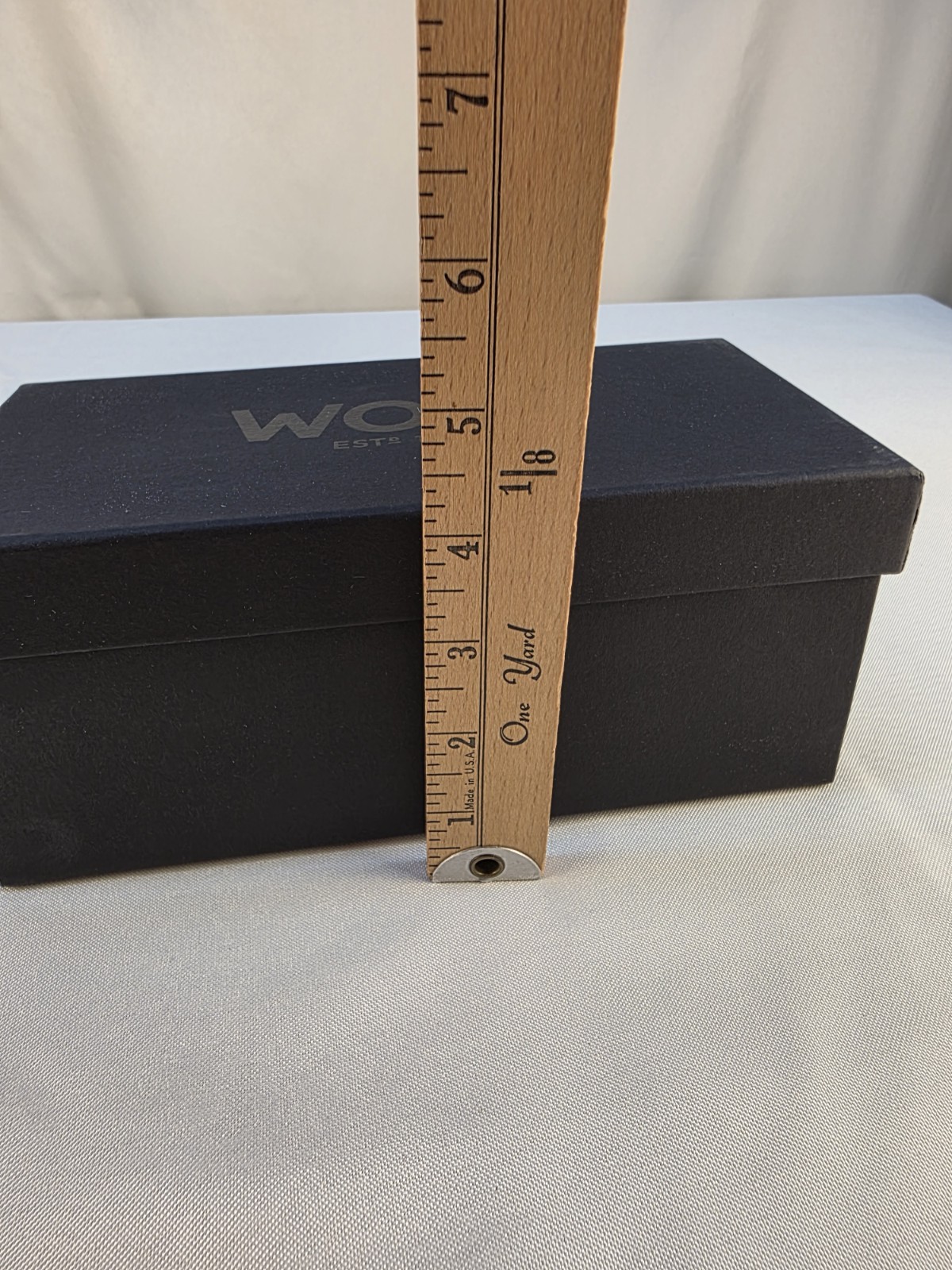Wolf Howard Grey Leather Triple Watch Roll Traveling Jewelry Box New In Box