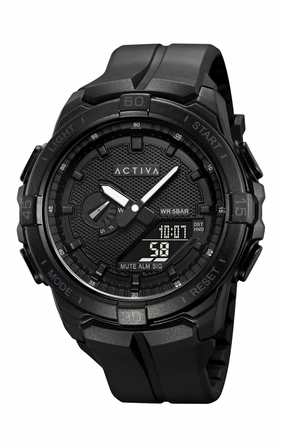 ACW2583-001 – Activa Spry X Invicta Digital Essentials Men 53mm ABS Black