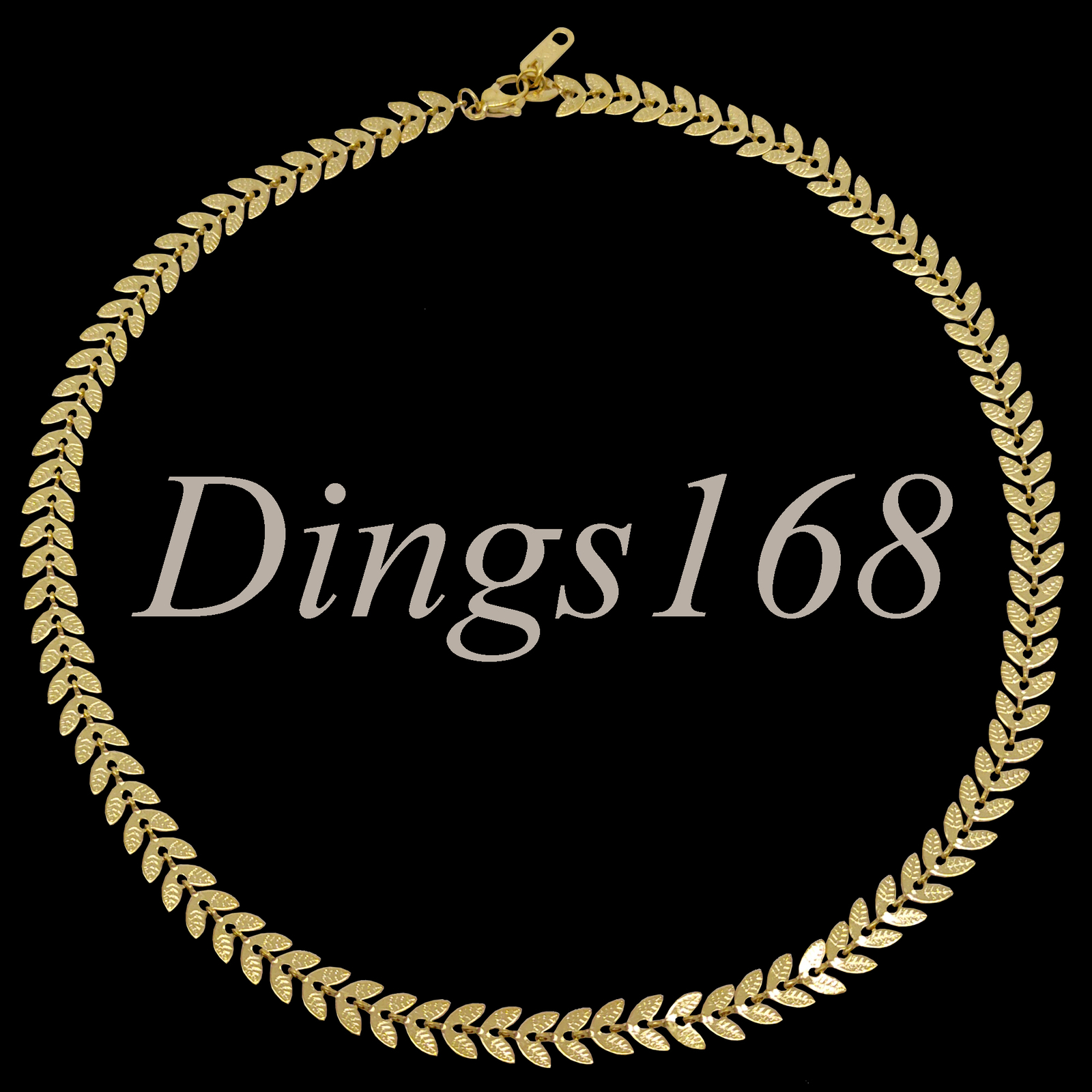 18K Yellow Gold Filled Tarnish-Free Shiny FishTail Link Chain Necklace 16″- 24″