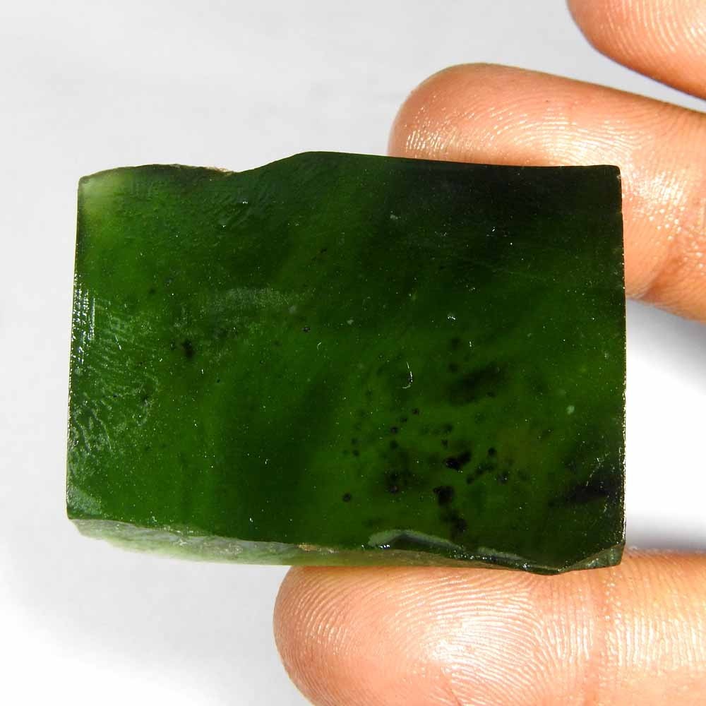 114.70Cts100%Natural Green Serpentine Rough Cabochon Loose Gemstone
