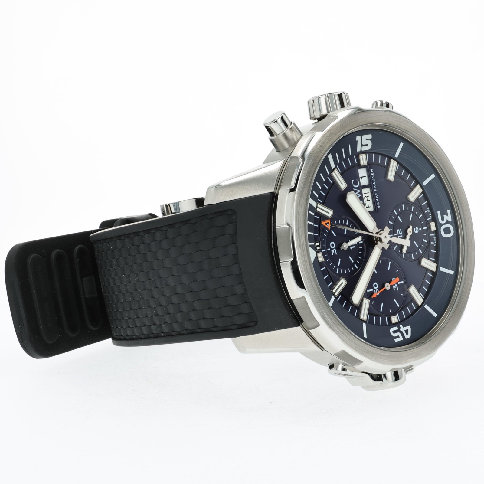 IWC Aquatimer Chronograph Blue Dial Expedition Jacques Cousteau 44mm IW376805