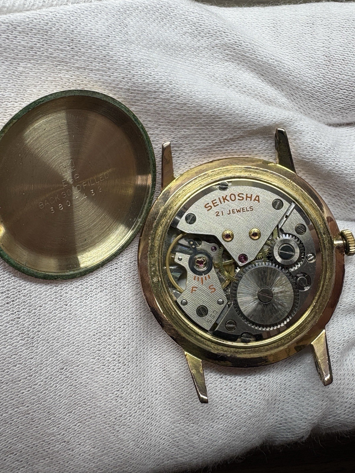 SEIKO Crown J15003 Vintage 1963 Hand-Winding Men’s Watch Overhauled Japan
