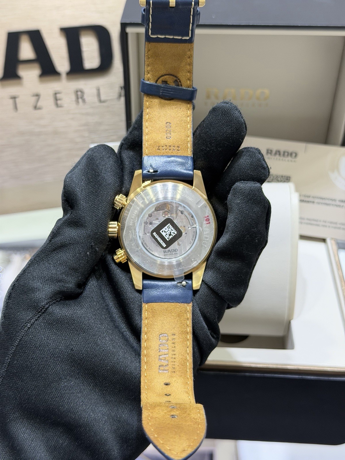 New Rado Men’s Captain Cook Automatic Watch – Stylish Blue Timepiece R32146208