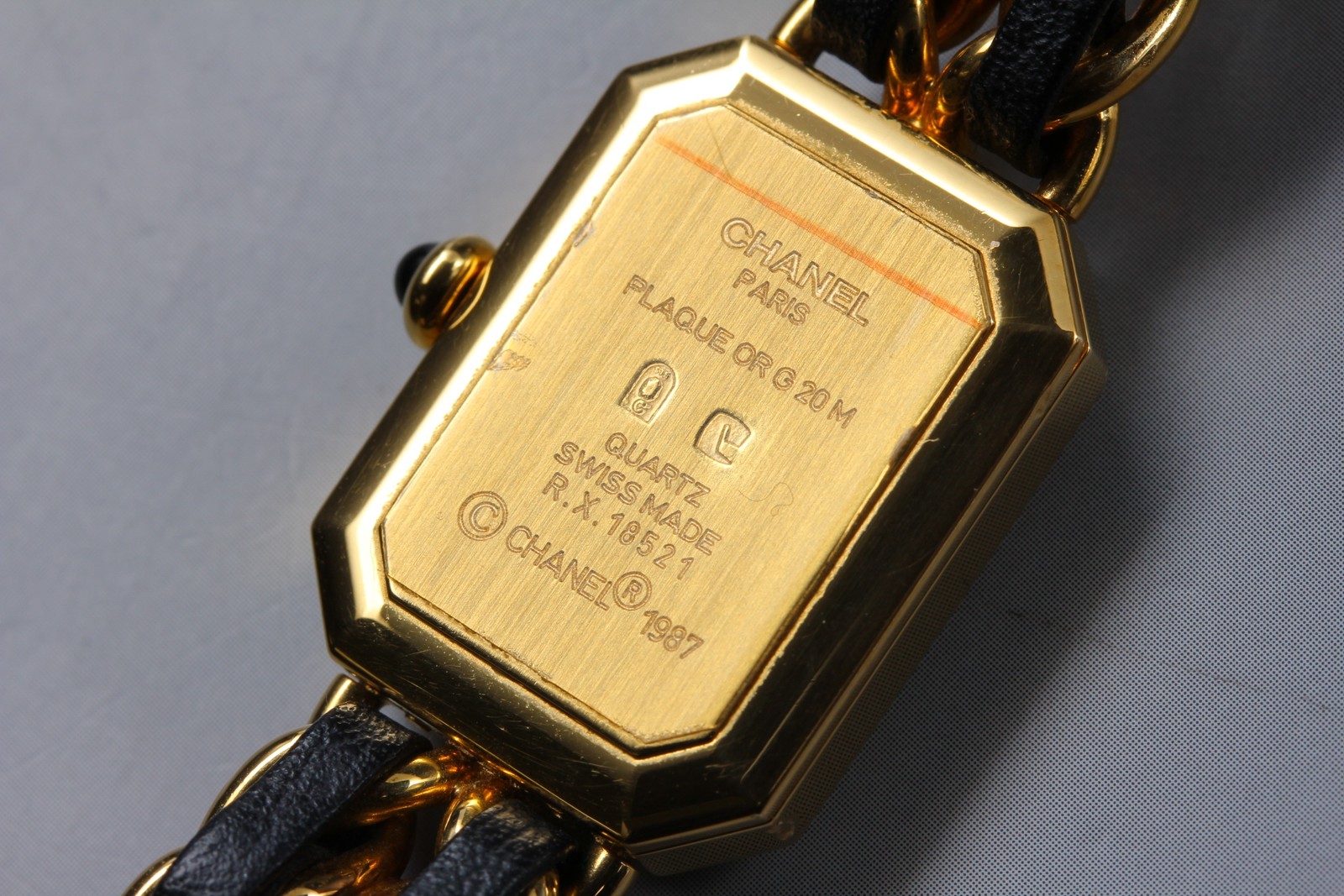 Near MINT CHANEL Premiere L H0001 Black Bracelet Quartz 20mm Women’s Watch JAPAN