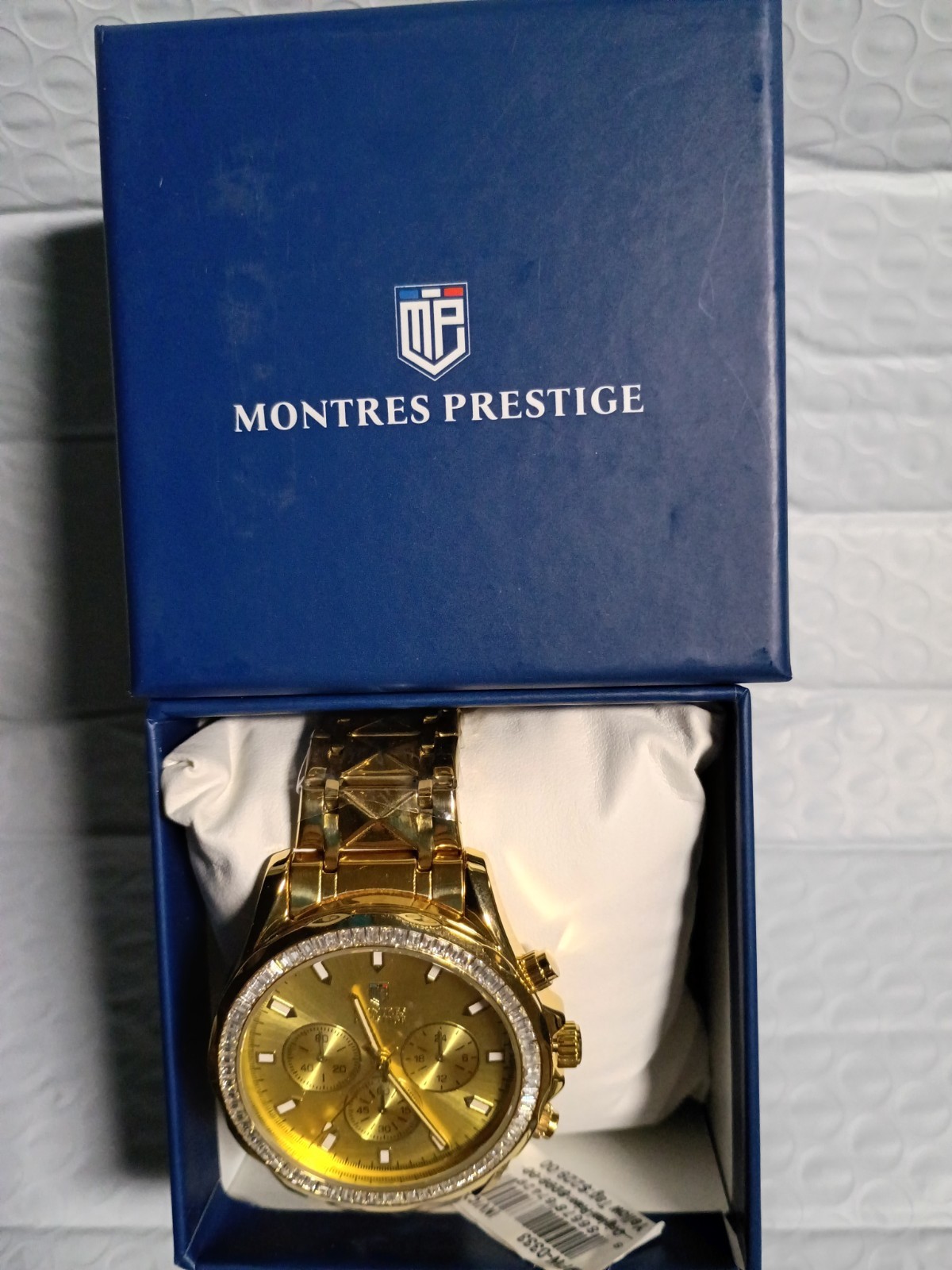 10- Montres Prestige X Invicta Men’s Watch – 44.5mm, Gold (MPW-0333) New In Box