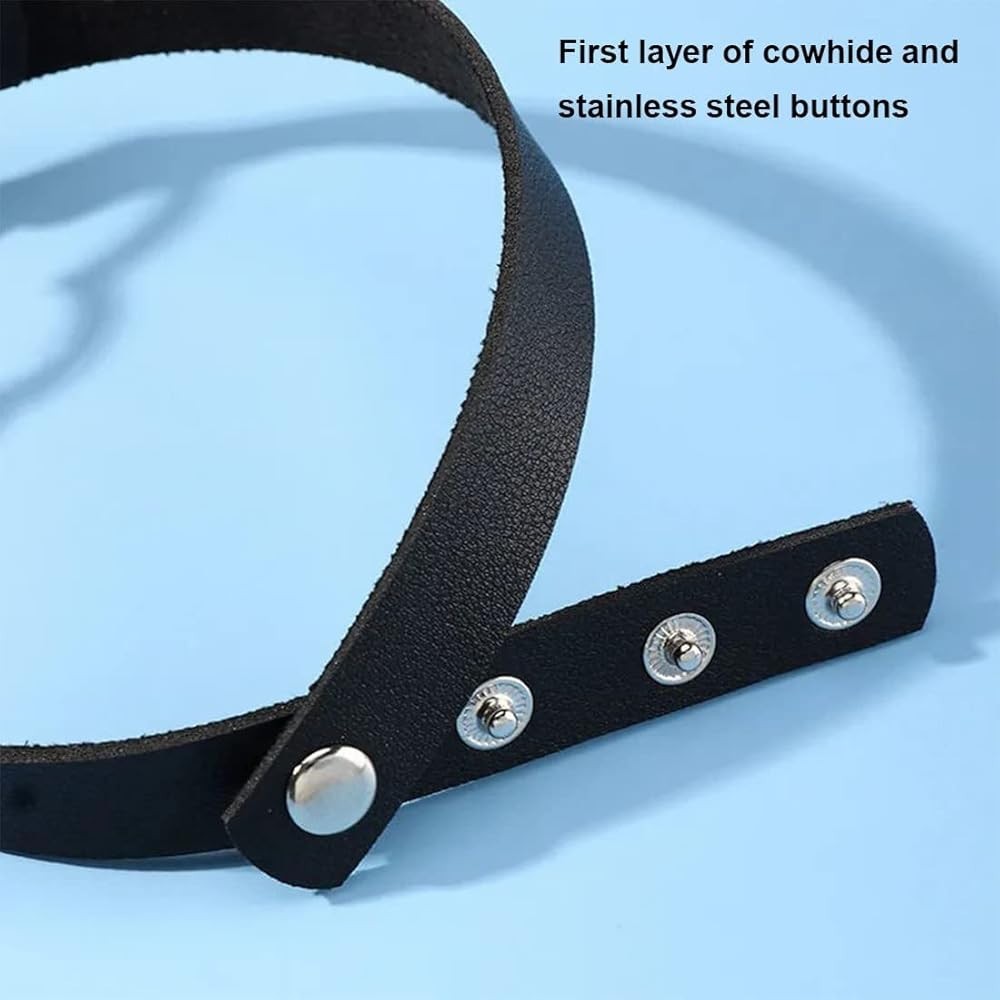 Punk Rock PU Leather Heart Choker Necklace Gothic Collar Harajuku Women Jewelry