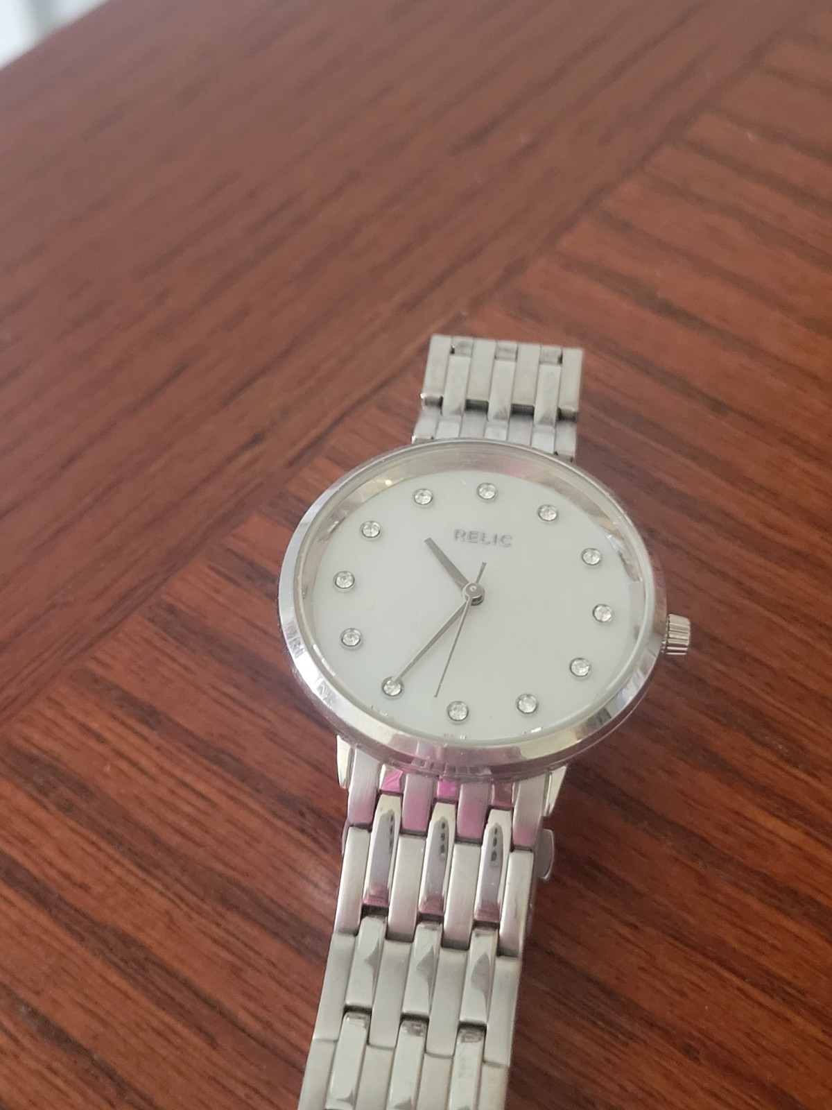 Relic Women’s Silver Tone With Rhinestone