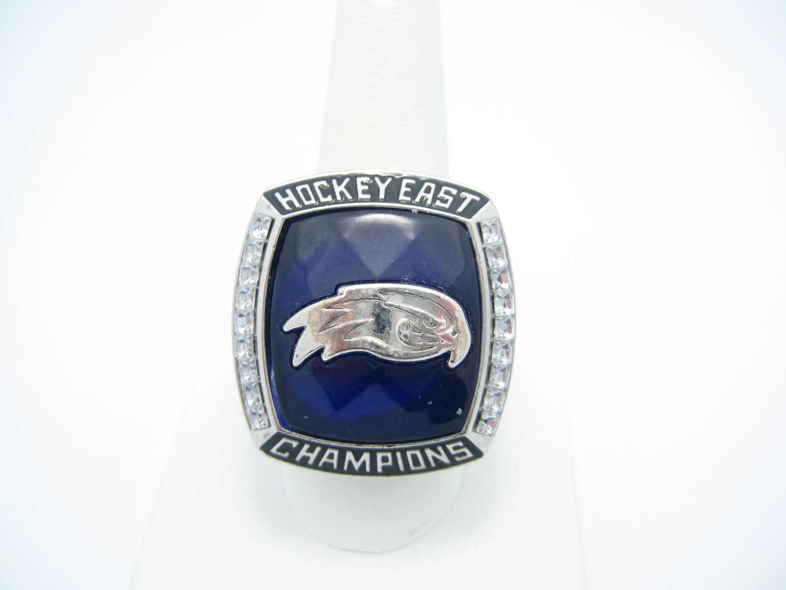 Hockey East Champions UMass River Hawks Lowell 32mm Costume Jewelry Ring Size 11