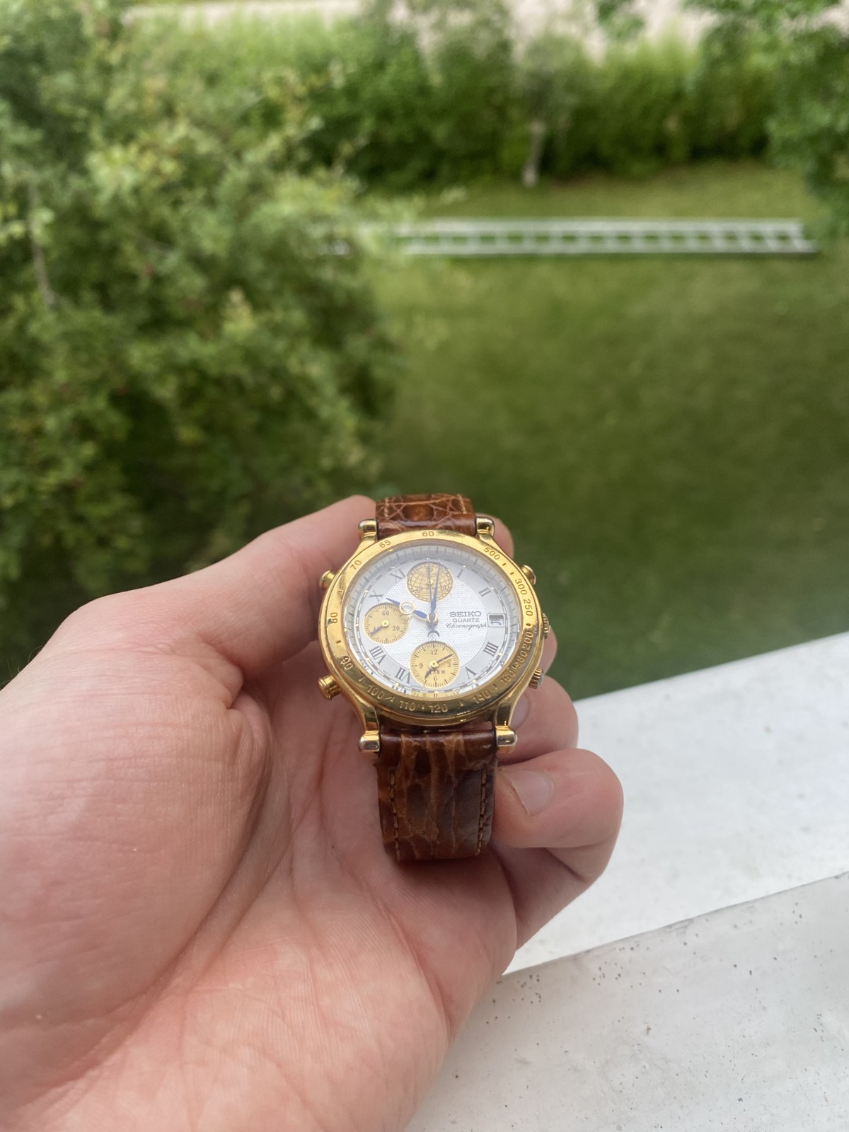 Seiko Age Of Discovery, Quartz Chronograph Alarm 7T32- 6E50