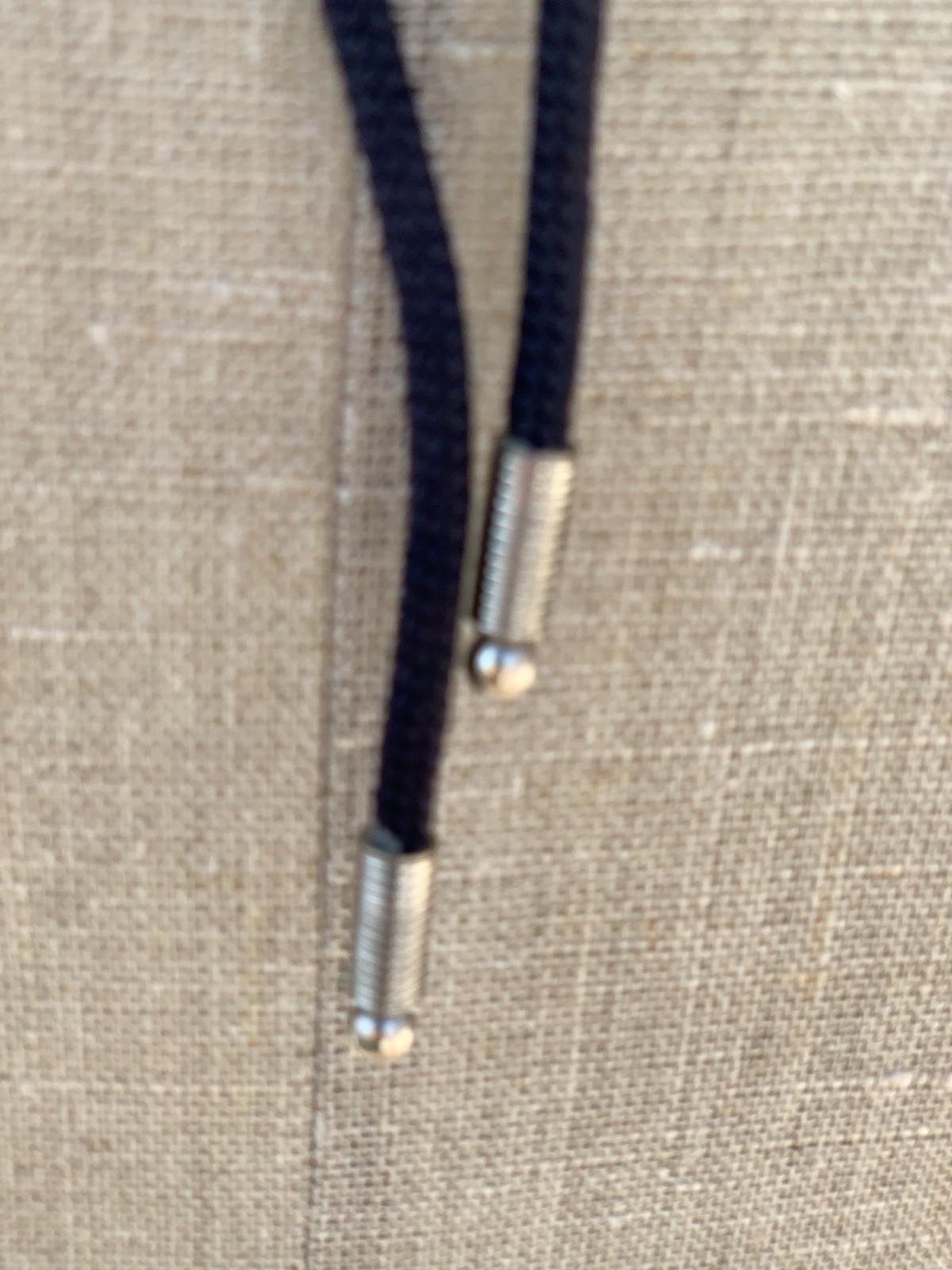 Vtg Western Bolo Tie Black Silver Horse Head Horseshoe Boho Retro Southwestern