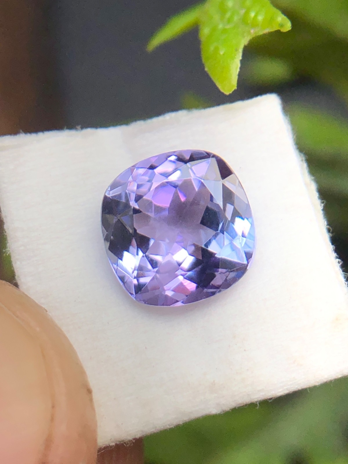 Natural Blue Purple Zoisite Tanzanite Cushion Cut Loose Gemstone For Jewelry