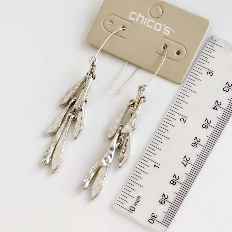 Chicos Cluster Statement Drop Earrings Gift Chic Women Party Vacation Jewelry