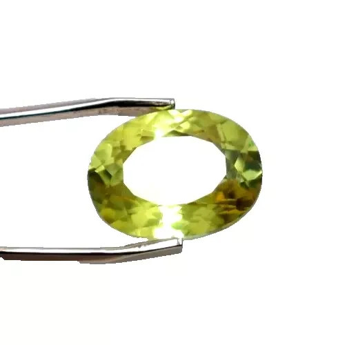 Yellow Sapphire Natural 7.85 Ct Oval Cut Certified Loose Gemstone With Free Gift