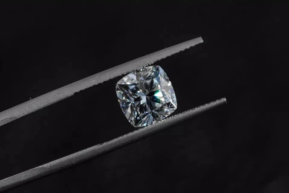 3.40 CT Natural White Diamond 9 mm 1 Pcs Cushion Cut VVS1 D Grade Certified N50