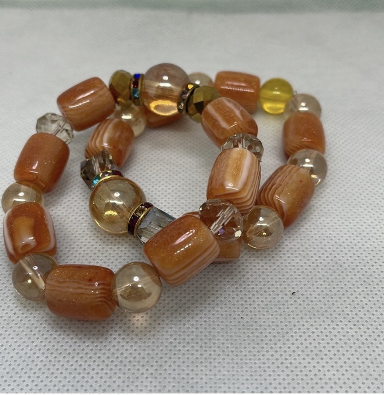 women Beaded Bracelet 2-Piece