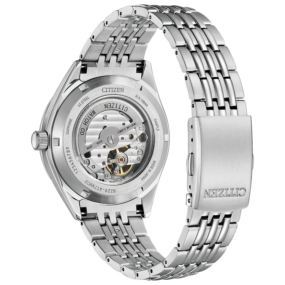 CITIZEN COLLECTION NH9110-90E Mechanical Automatic Watch Black Dial 40mm