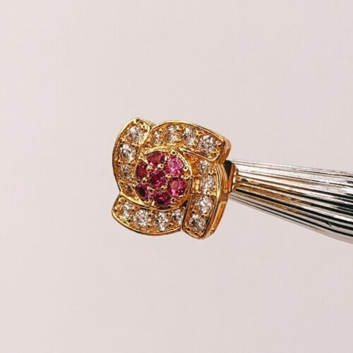 18k Gold Diamond Earrings New Free UK Delivery New
