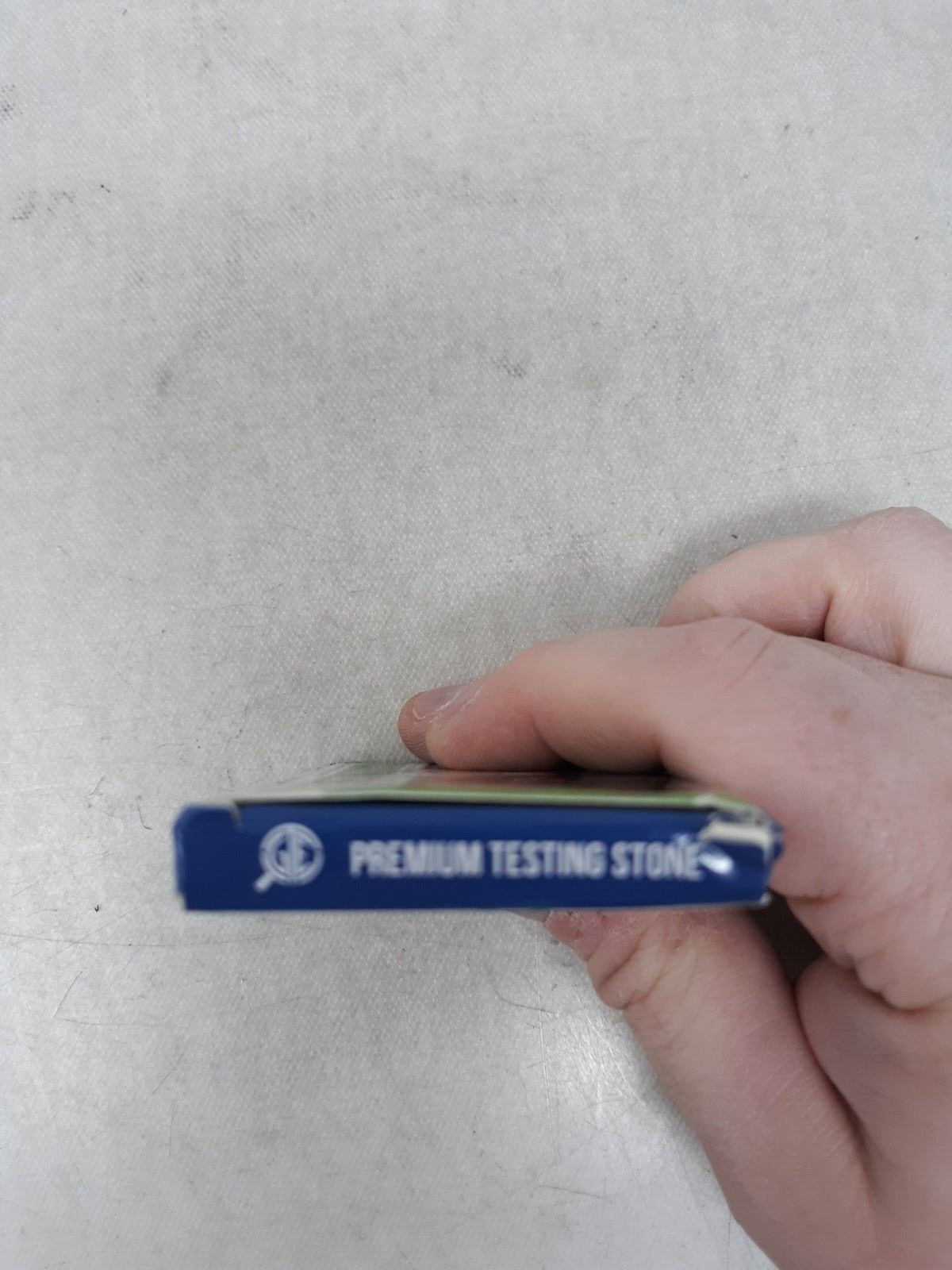 Premium 2×4 Jewelry Testing Stone for Gold, Silver, Platinum – Anti-Skid Backing