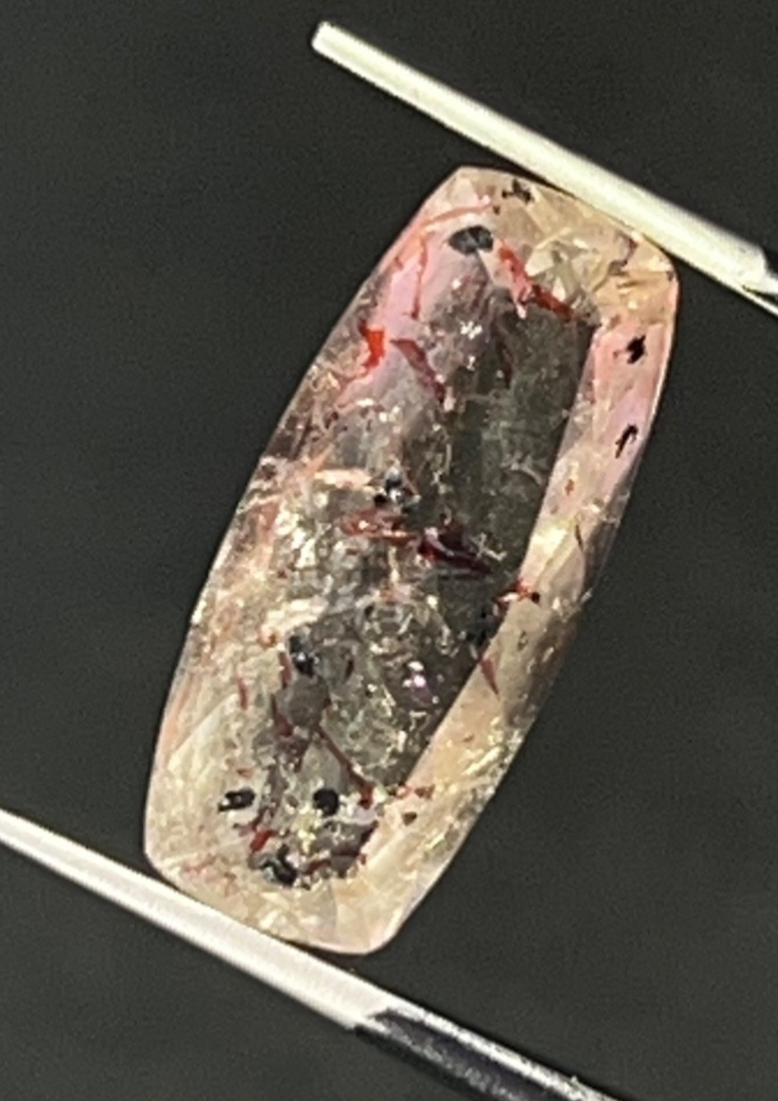 IPAS-1 Natural Lepidocrocite 3.35ct 15x7x5mm Rectangular Cushion Cut