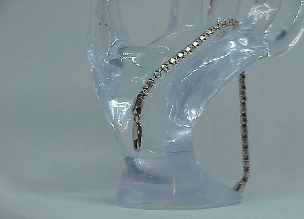 QVC Italy Sterling Round Snake 7″ Bracelet 5.7 Gr 1/8″ Wide Lobster Claw Vntg
