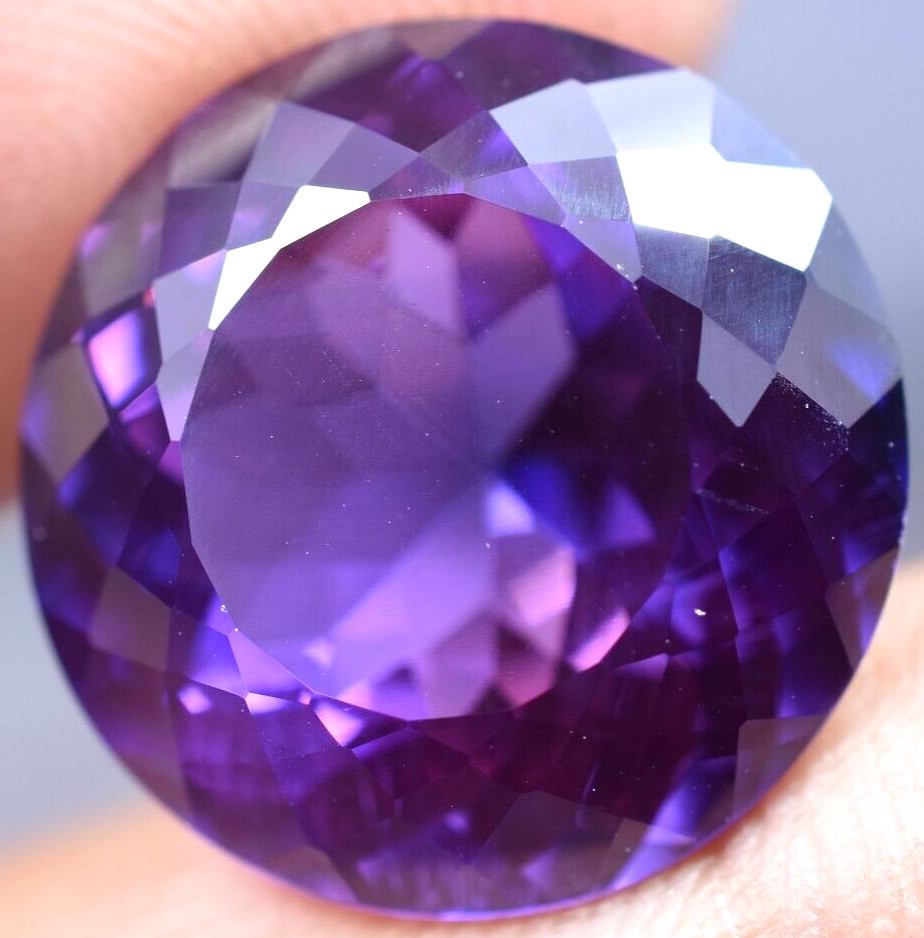 Natural 17.90 Ct Boysenberry Sapphire GGL Certified fabulous Loose Gemstone