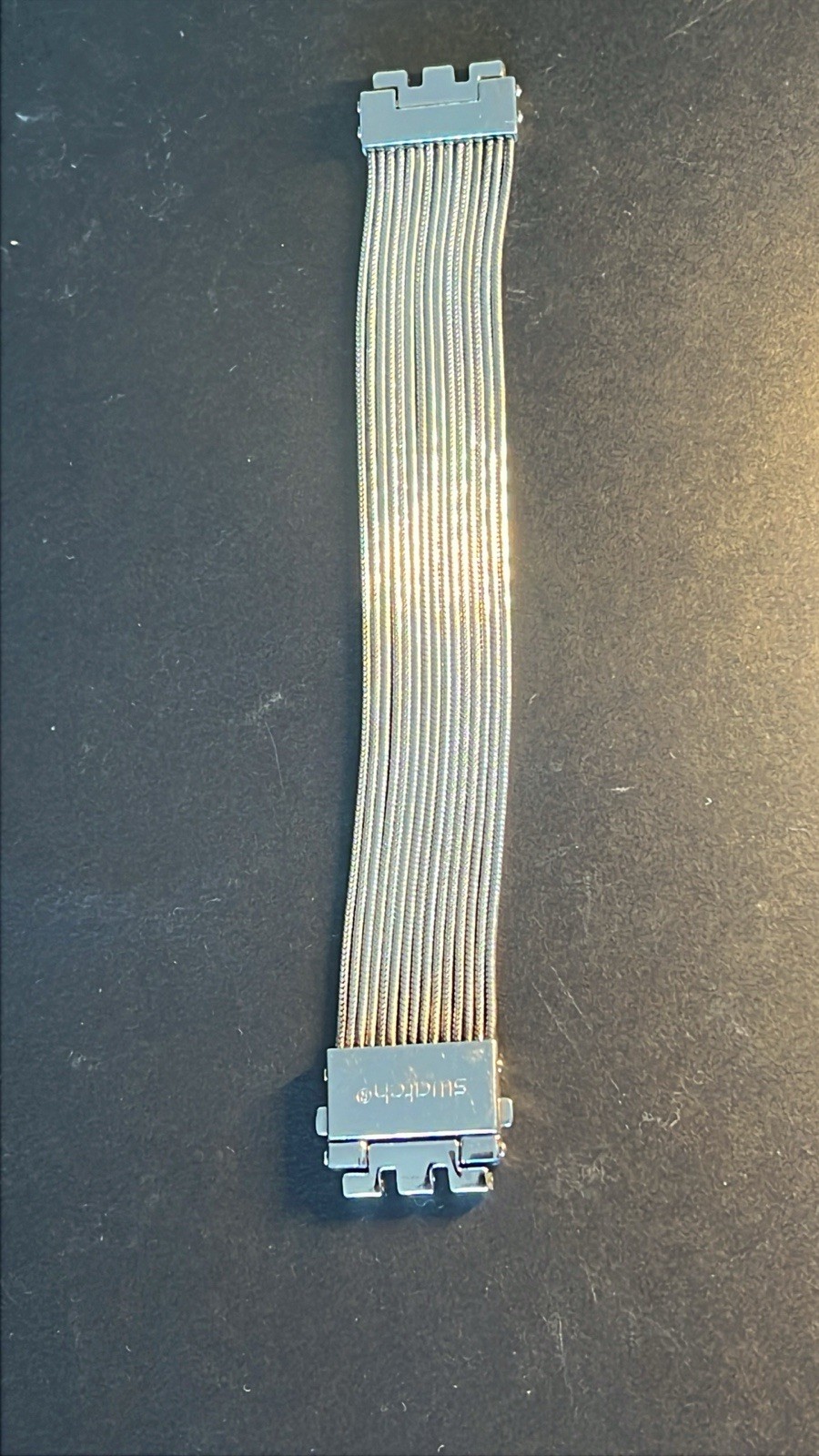 Rare Swatch Watch Strap Band 2001 Meshstream Skin Sterling Silver SFK132 925