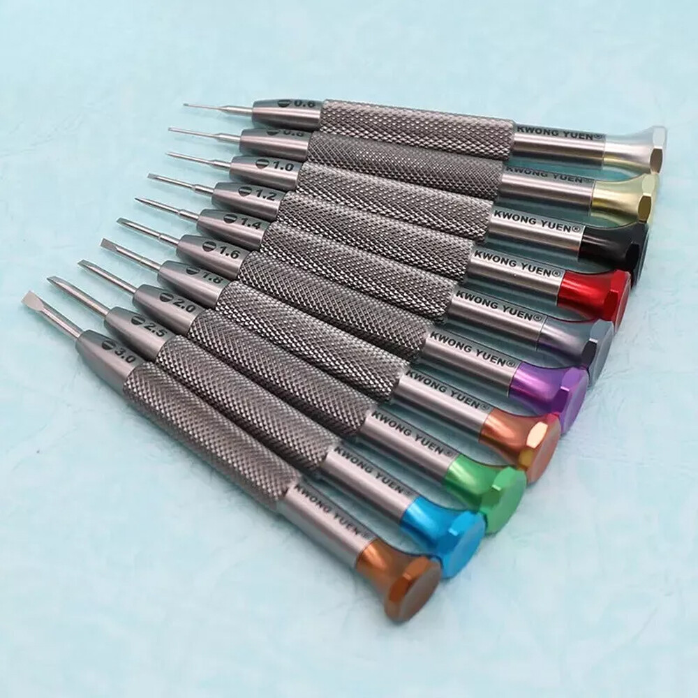 Hot T-Shaped Anti-Slip Watch Flat Screwdriver Set Repair Watch Watchmaker Tool