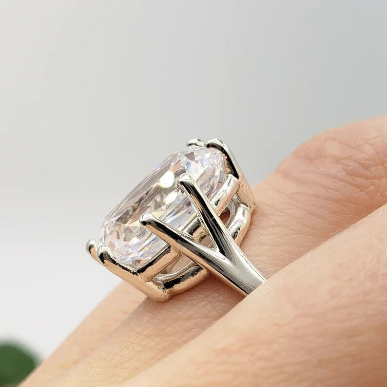 IGI Certified Lab grown/CVD Diamond Women Birthday Ring 14k Gold 6Ct Cushion Cut