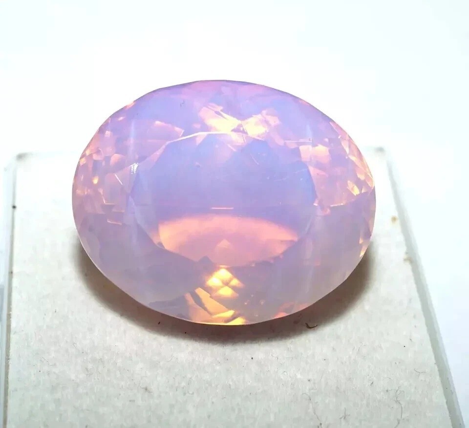 Welo Australian Pink Opal Oval Cut 94-96 Ct Natural Loose EGL Certified Gemstone
