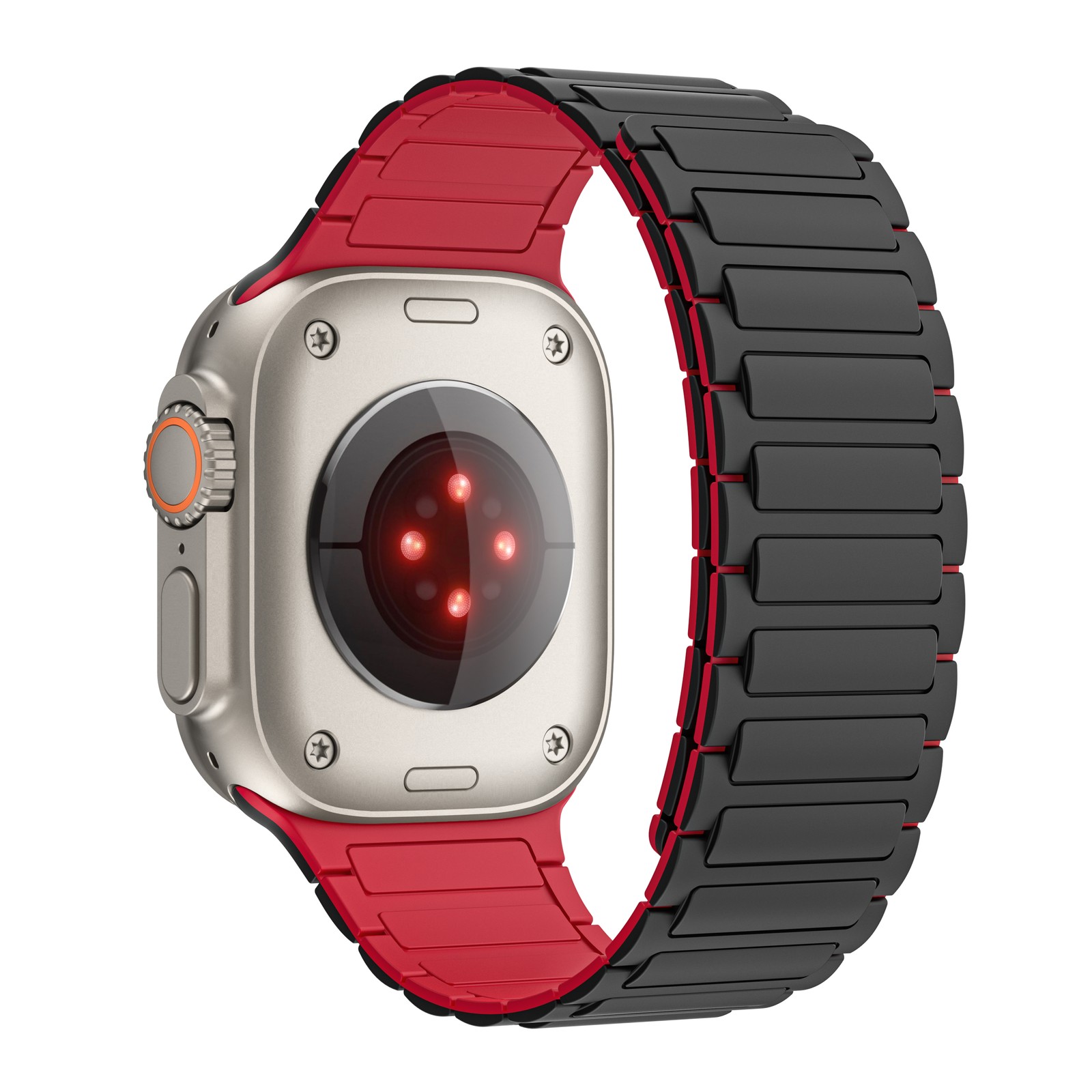 For iWatch Series 11 10 9 8 7 6 1 Ultra Magnetic Silicone Replacement Wristband