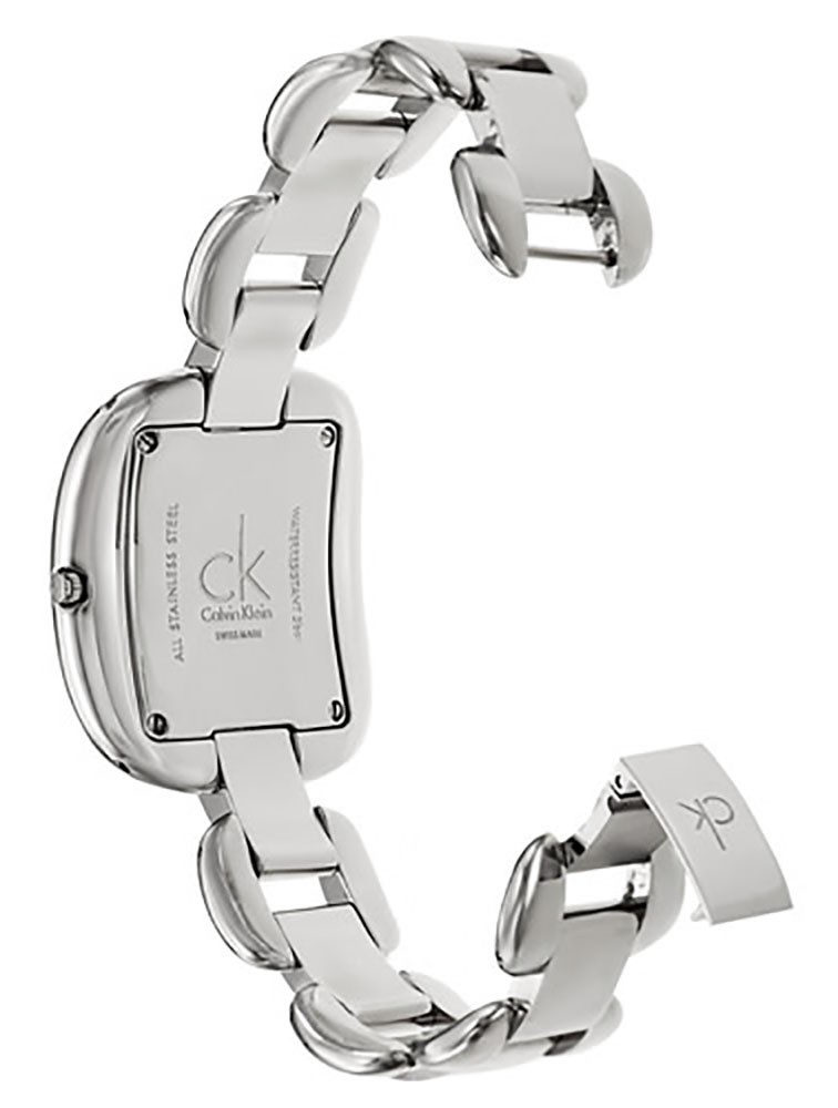 Calvin Klein Treasure Steel Bracelet Silver Dial Quartz Womens Watch K2E23138