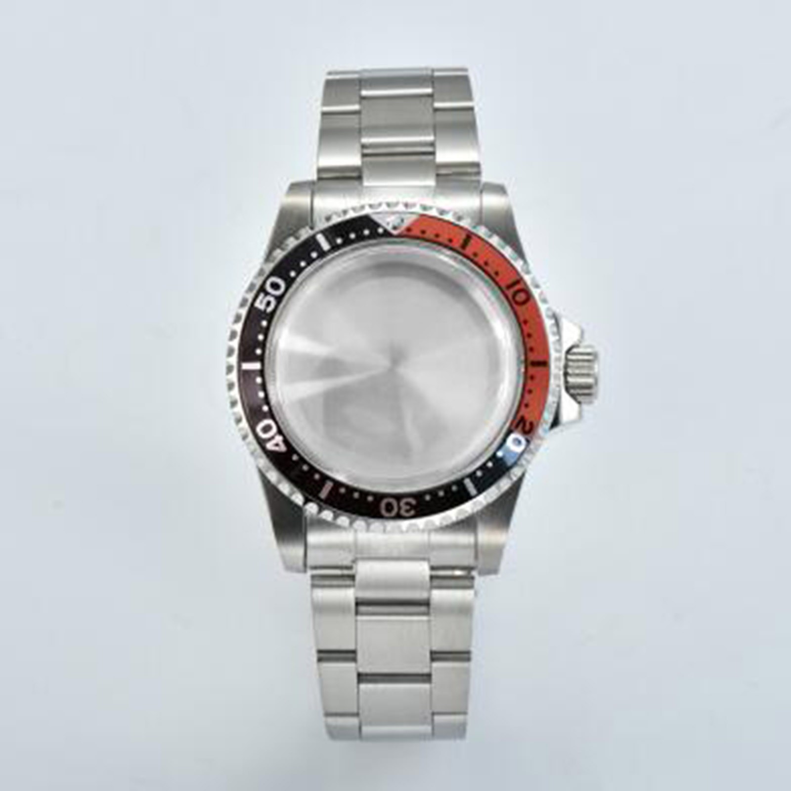 39.5mm Retro Stainless Steel Case + Acrylic Lens + Strap For NH35 NH36 Movements