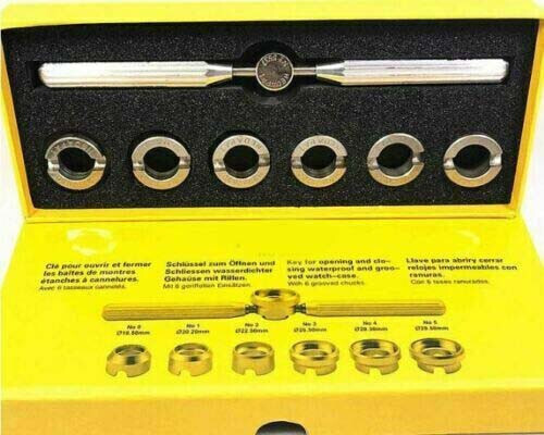 NEW Pro Back Case Opener Cover Remover for Rolex & Tudor Watch Repair Tool Kit A