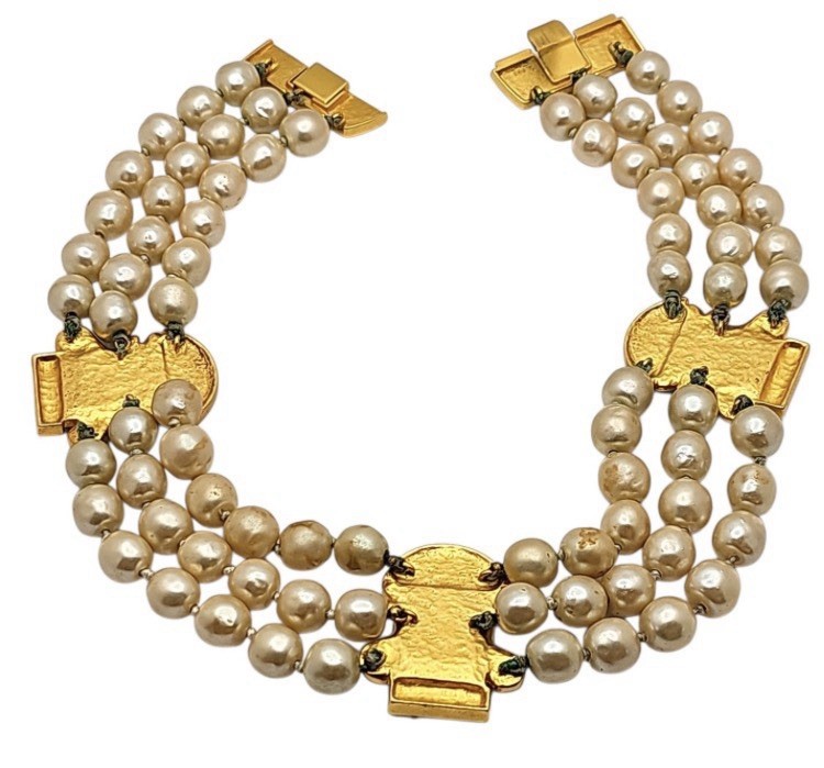 Karl Lagerfeld French Window French Door Necklace RARE investment Piece
