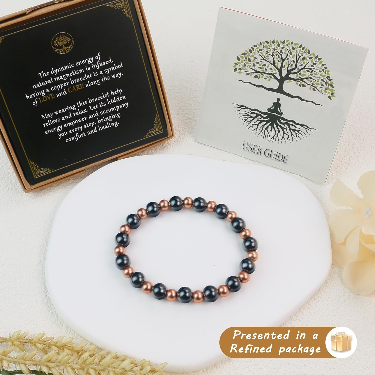 Copper Bracelets for Women Magnetic Bracelets for Men 99.9% Pure Copper Jewelry