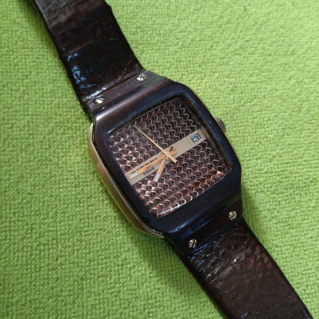Diesel 5BAR Wristwatch Square Case Date Indicator