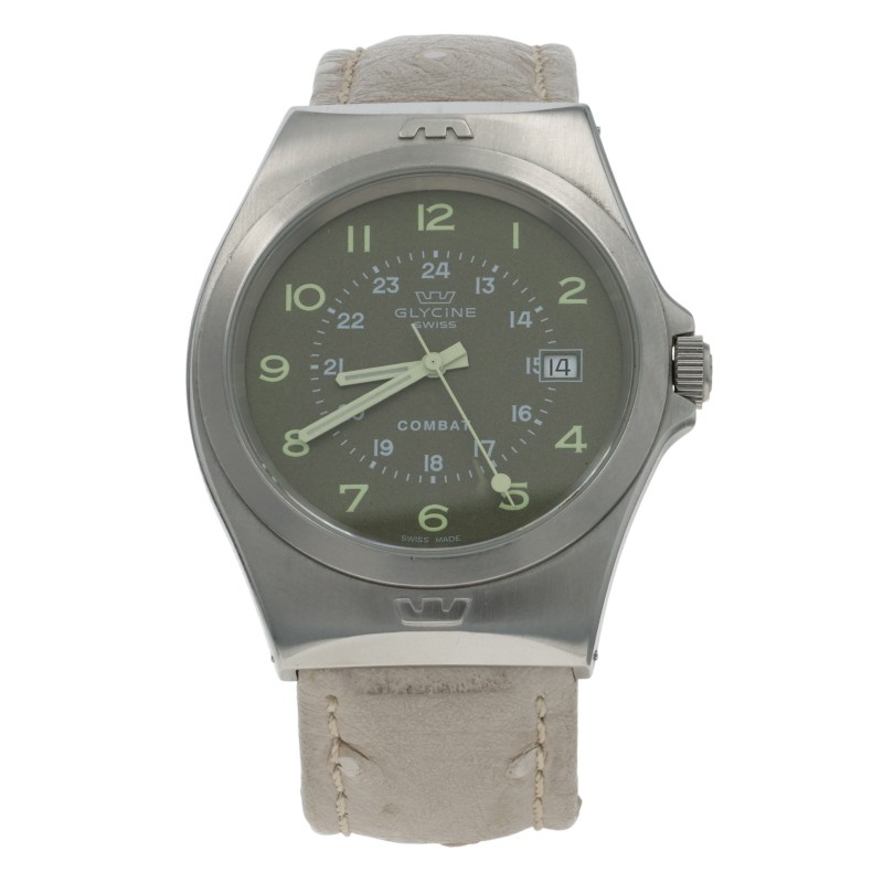Glycine Combat Men’s Watch 8″ Stainless Steel 3854