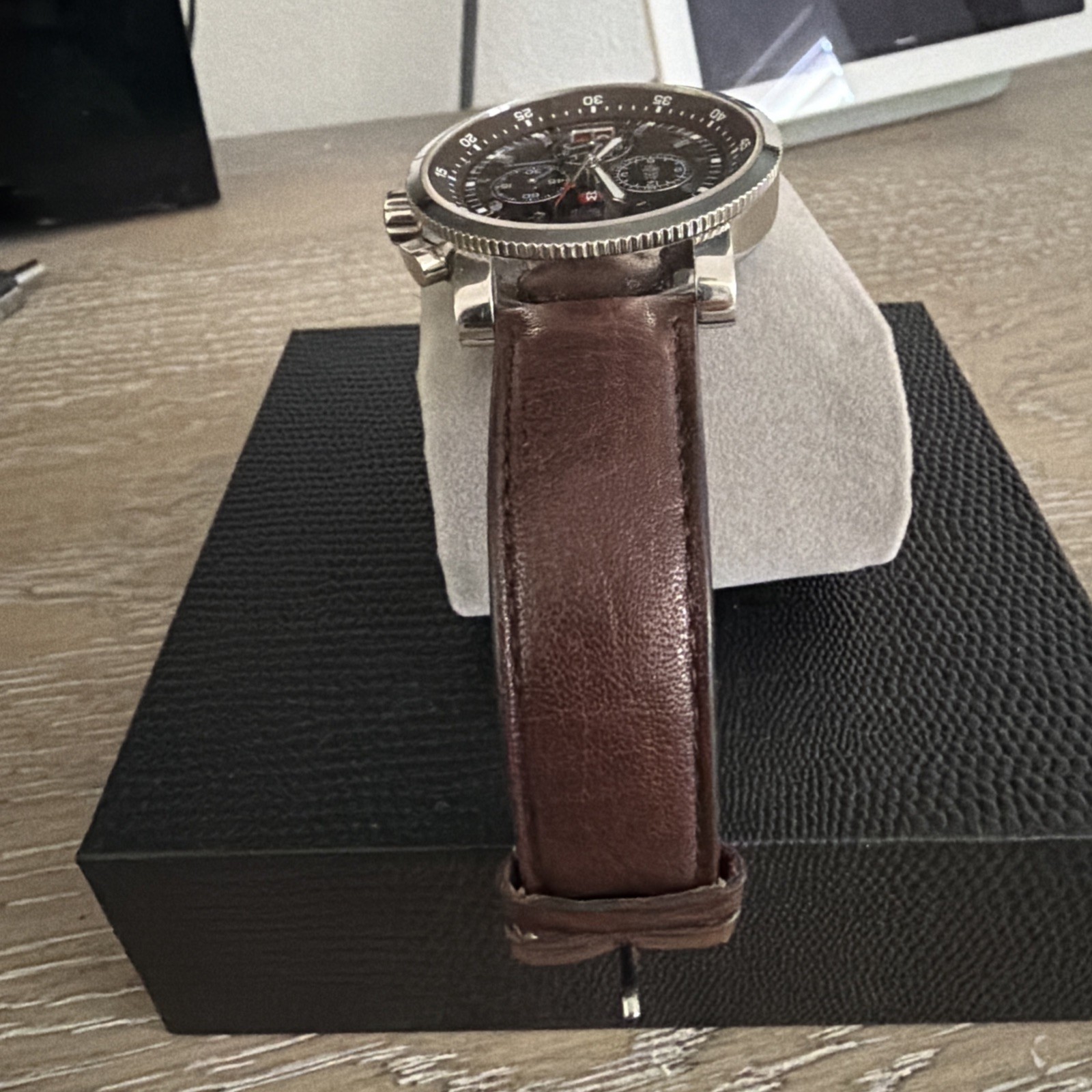 Michele Sport Sail Chronograph Watch MW01K00A0013 Swiss Quartz 41mm