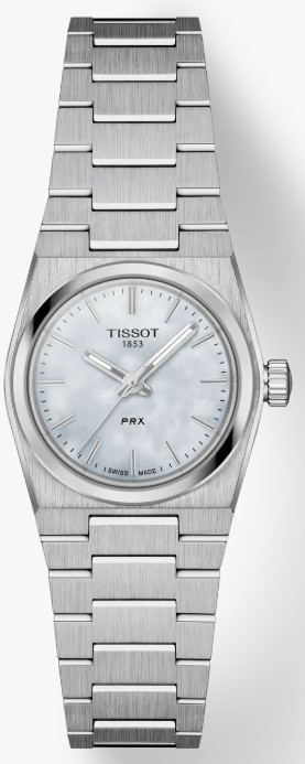 Tissot PRX 35mm Quartz White Dial and Grey Bracelet Men’s Watch T1370101111100