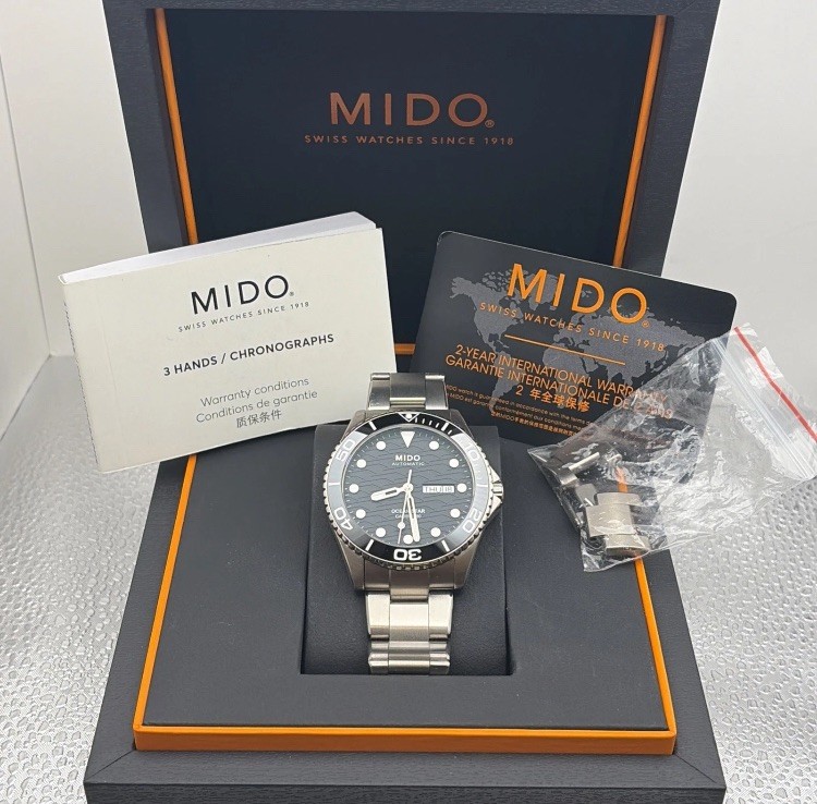 Mido Ocean Star 200C Titanium Black Dial Men’s Watch M042.430.44.051.00