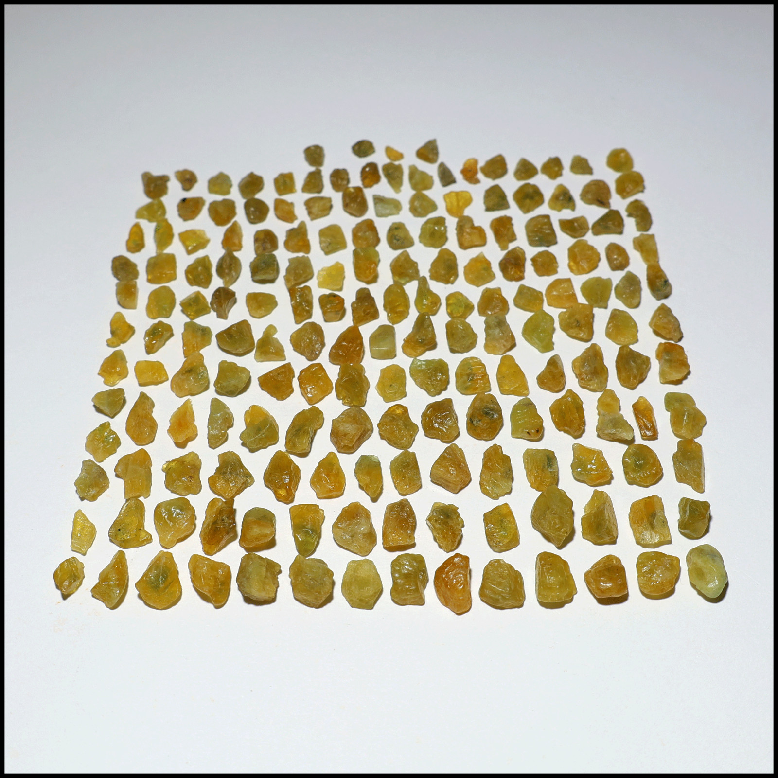 African Gold~ 173 PC Nigerian Yellow Sapphire Untreated 5mm-12mm Rough Gemstones
