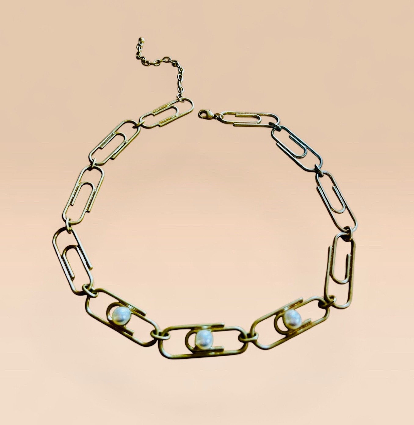 Vintage Paperclip Necklace
