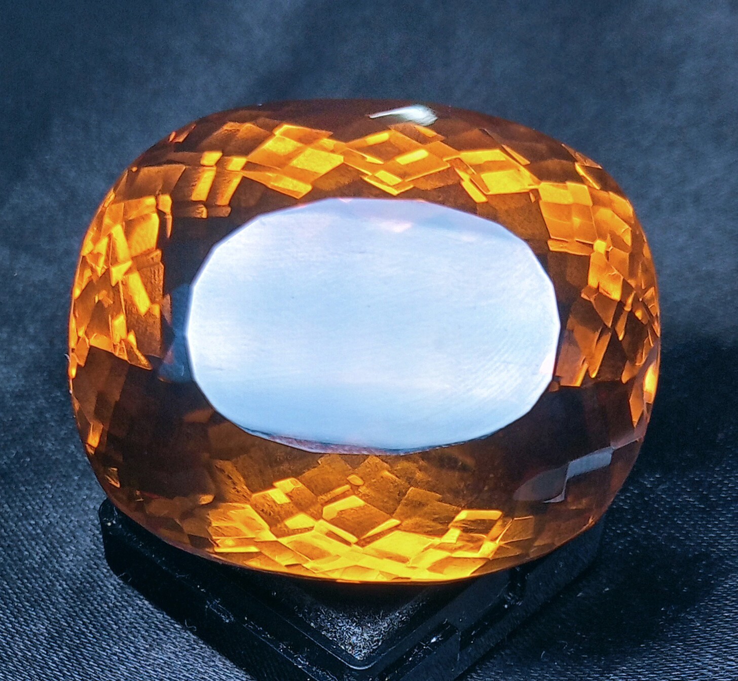 Natural Imperial Topaz Cushion Cut 218-220 Ct EGL Certified Loose Gemstone KH207